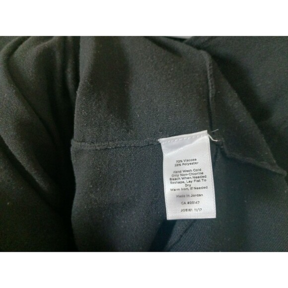 Talbots Womens Knit Tunic Black Hem‎ Top Lace Size XS - Picture 7 of 8